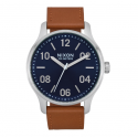 MONTRE NIXON PATROL LEATHER - NAVY SADDLE