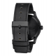 MONTRE NIXON PATROL LEATHER - BLACK SILVER BLACK