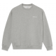 SWEAT POLAR DAVE CREWNECK SURF LOGO - HEATHER GREY