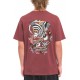 T-SHIRT VOLCOM LINTELL CLASSIC SST - MERLOT