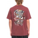 T-SHIRT VOLCOM LINTELL CLASSIC SST - MERLOT