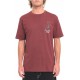 T-SHIRT VOLCOM LINTELL CLASSIC SST - MERLOT