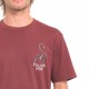 T-SHIRT VOLCOM LINTELL CLASSIC SST - MERLOT