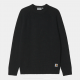 SWEAT CARHARTT WIP ANGLISTIC SWEATER - SPECKLED BLACK