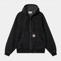 VESTE CARHARTT WIP OG ACTIVE - BLACK STONE WASHED