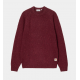 SWEAT CARHARTT WIP ANGLISTIC SWEATER - SPECKLED MALBEC