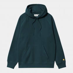 SWEAT CARHARTT WIP HOODED CHASE - DUCK BLUE GOLD