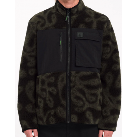 VESTE POLAIRE VOLCOM ZEPHYR STORM STONE ZIP - PRINT