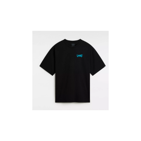 T-SHIRT V HAND LOOSE - BLACK