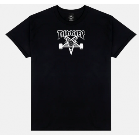 T-SHIRT THRASHER SKATEGOAT - BLACK