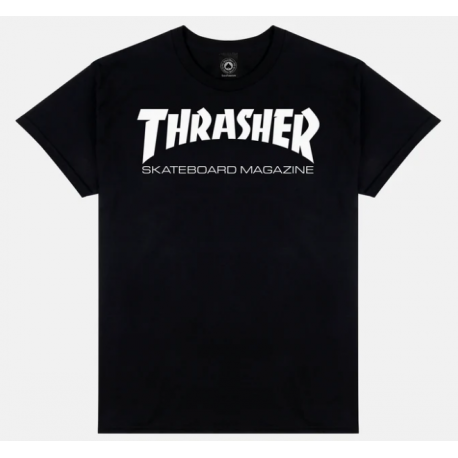 T-SHIRT THRASHER SKATE MAG - BLACK