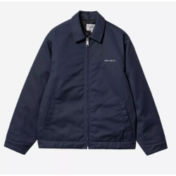 VESTE CARHARTT WIP MODULE SCRIPT JACKET - AIR FORCE BLUE WHITE 