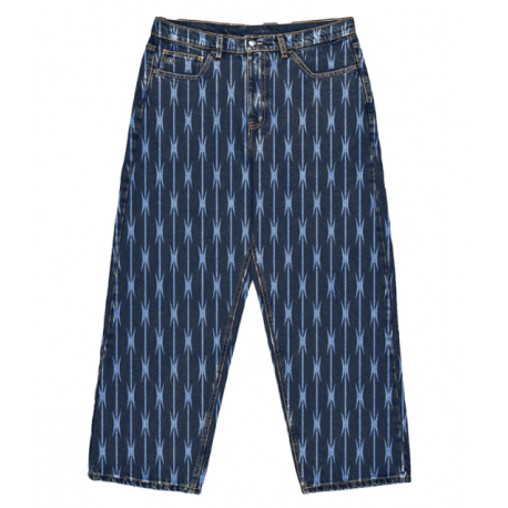 PANTALON RAVE TRES GROS DENIM - BLUE LASER ENGRAVED