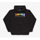 T-SHIRT THRASHER RAINBOW MAG SS - BLACK