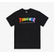 T-SHIRT THRASHER RAINBOW MAG SS - BLACK