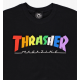 T-SHIRT THRASHER RAINBOW MAG SS - BLACK