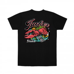 T-SHIRT JACKER LOBSTER SERVICE - BLACK