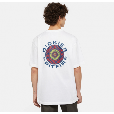 T-SHIRT DICKIES X SPITFIRE - WHITE