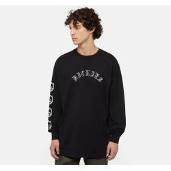 T-SHIRT DICKIES X SPITFIRE LS - BLACK