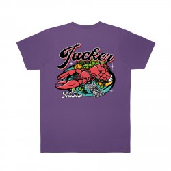 T-SHIRT JACKER LOBSTER SERVICE - PURPLE