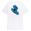 T-SHIRT SANTA CRUZ SCREAMING HAND CHEST - WHITE