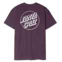 T-SHIRT SANTA CRUZ OPUS DOT STRIPE - BLACKCURRANT