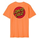 T-SHIRT SANTA CRUZ CLASSIC DOT CHEST - WASHED APRICOT