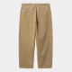 PANTALON CARHARTT WIP EVAN PANT - LEATHER RINSED