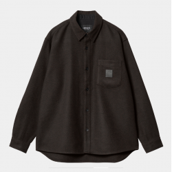 CHEMISE CARHARTT WIP TRUMAN - CHOCOLATE BLACK