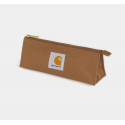 TROUSSE CARHARTT WIP CANVAS PENCIL CASE - HAMILTON BROWN