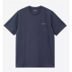 T-SHIRT CARHARTT WIP SCRIPT EMBROIDERY - AIR FORCE BLUE WHITE