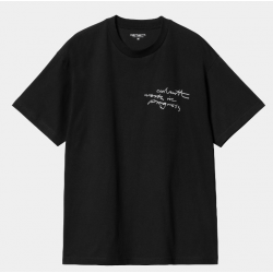 T-SHIRT CARHARTT WIP PENCIL - BLACK WHITE