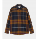 CHEMISE CARHARTT WIP GARNETT - GARNETT CHECK DEEP H BROWN