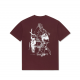 T-SHIRT LAST RESORT AB FIG 16 TEE - FIG RED WHITE