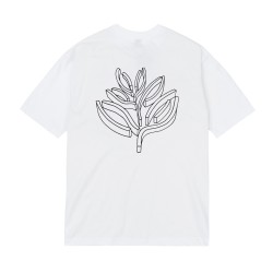 T-SHIRT MAGENTA BRUTALISTA TEE - WHITE