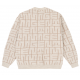 SWEAT MAGENTA MAZE KNIT CREWNECK - NATURAL