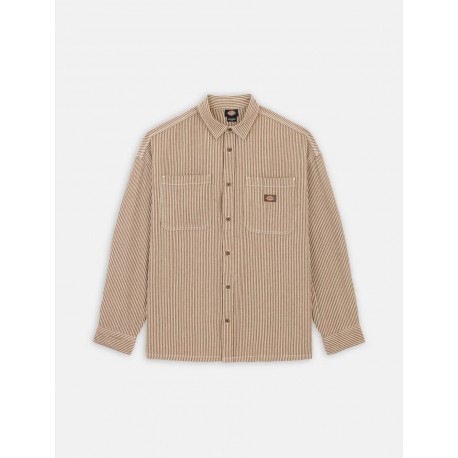 CHEMISE DICKIES HICKORY LS - MUSHROOM