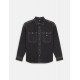 CHEMISE DICKIES HOUSTON LS - BLACK WASH