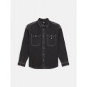 CHEMISE DICKIES HOUSTON LS - BLACK WASH