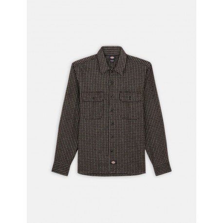 CHEMISE DICKIES FRENCHTOWN LS - BLACK WASH