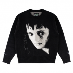 SWEAT WELCOME X BEETLEJUICE LYDIA KNIT - BLACK 