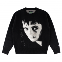 SWEAT WELCOME X BEETLEJUICE LYDIA KNIT - BLACK 