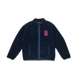 VESTE POLAIRE AND FEELINGS VISTA SHERPA FLEECE - NAVY