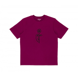 T-SHIRT AND FEELINGS SPLIT TEE - PURPLE