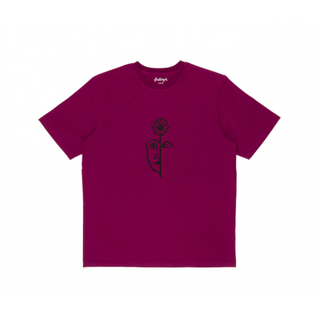 T-SHIRT AND FEELINGS SPLIT TEE - PURPLE