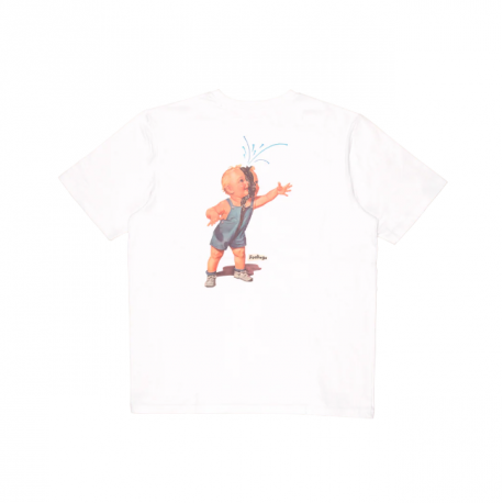 T-SHIRT AND FEELINGS BABY TEE - WHITE