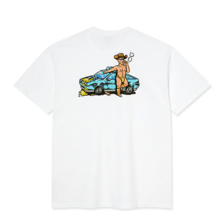 T-SHIRT POLAR COWBOY COP - WHITE