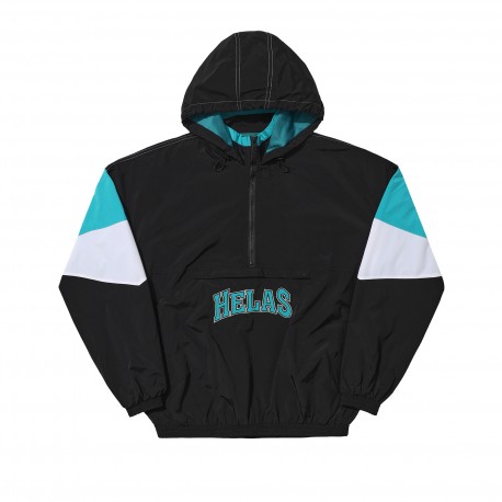 VESTE HELAS REQUINS QUARTER ZIP JACKET - BLACK