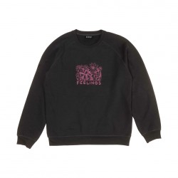 SWEAT AND FEELINGS BREA CUSTOM CREW - BLACK