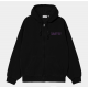 SWEAT CARHARTT WIP HOODED THINK TANK JACKET - BLACK PURPLE